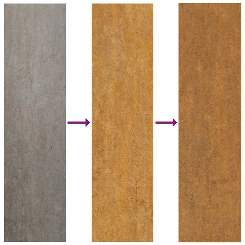 vidaXL Rectangular Rusty Corten Steel Medium Durable Planter in Brown