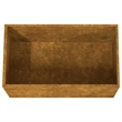 vidaXL Rectangular Rusty Corten Steel Medium Durable Planter in Brown