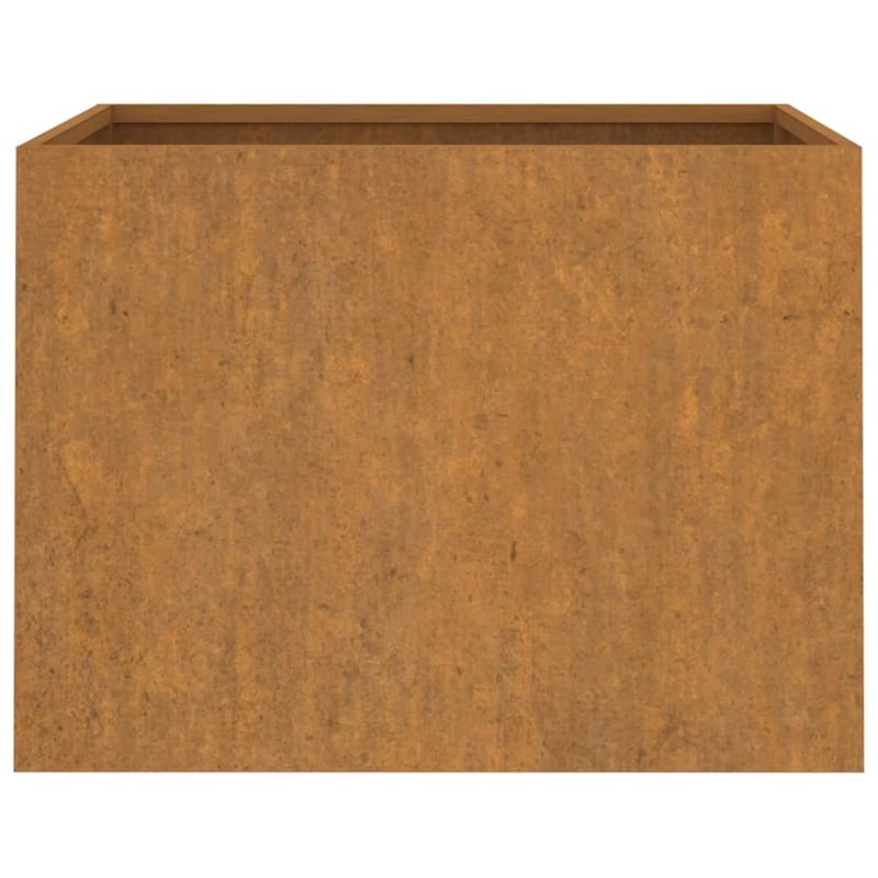 vidaXL Rusty Corten steel Medium Decorative Inlays Planter in Brown