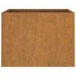 vidaXL Rusty Corten steel Medium Decorative Inlays Planter in Brown