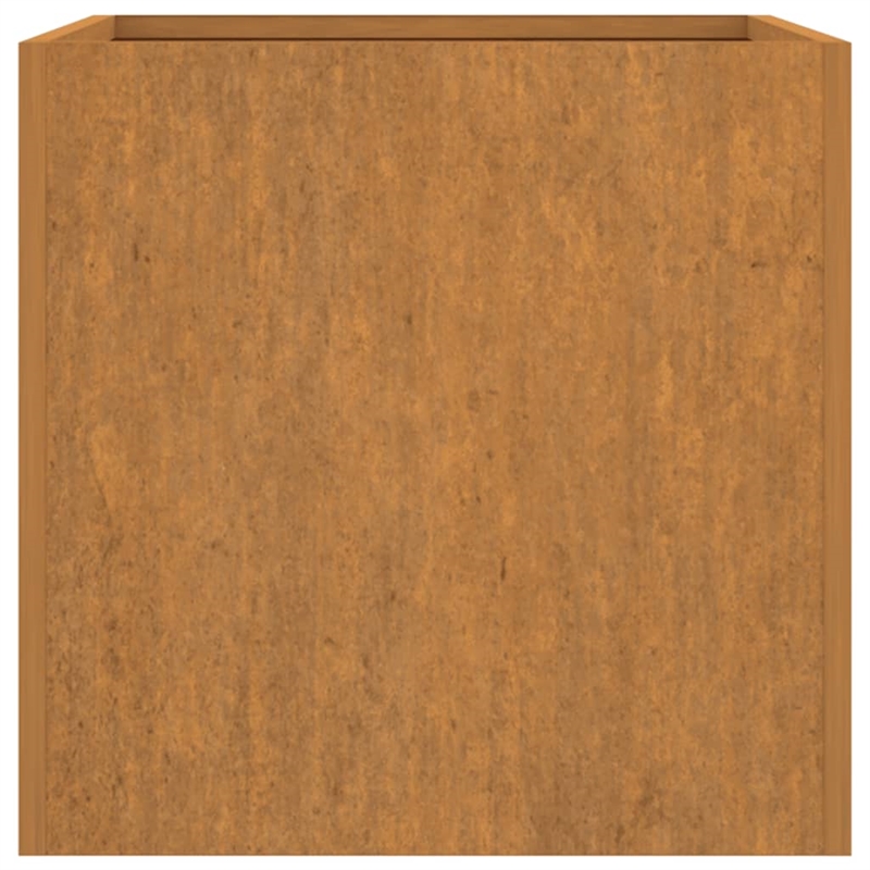 vidaXL Rusty Corten steel Medium Decorative Inlays Planter in Brown