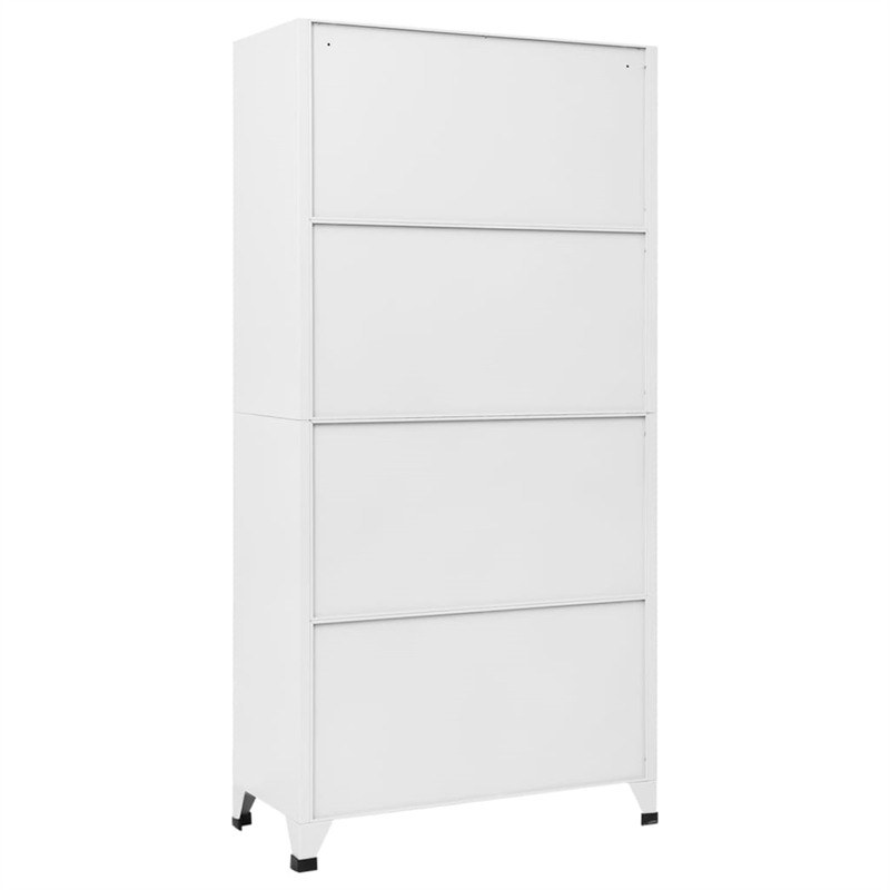 vidaXL Steel Locker Cabinet in Gray