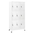 vidaXL Steel Locker Cabinet in Gray