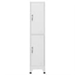 vidaXL Steel Medium Rectangular Industrial Locker in Grey