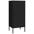 vidaXL Steel Medium Rectangular Storage Cabinet in Black