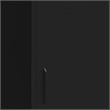 vidaXL Steel Medium Rectangular Storage Cabinet in Black