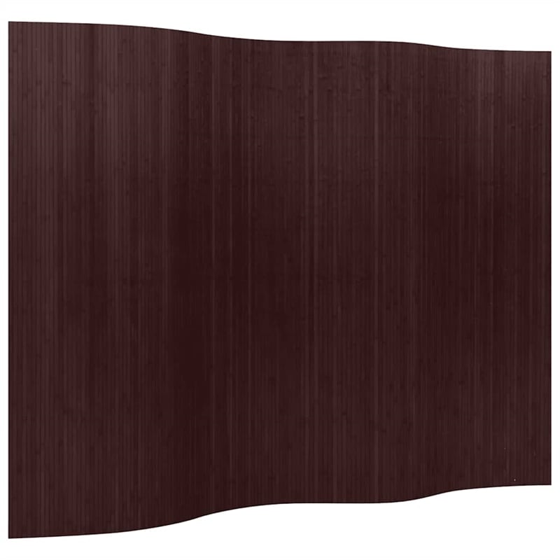 vidaXL Room Divider Bamboo in Dark Brown
