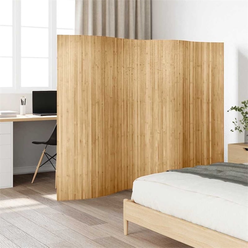 vidaXL Room Divider Bamboo in Natural