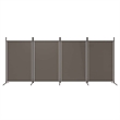 vidaXL 4-Panel Room Divider in Anthracite Fabric