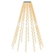 vidaXL PVC Standard Water Resistant Tree Light in Green