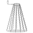 vidaXL PVC Standard Water Resistant Tree Light in Green