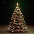 vidaXL PVC Standard Water Resistant Tree Light in Green