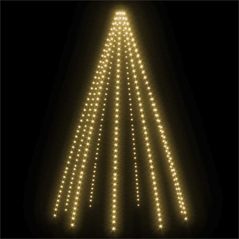 vidaXL PVC Large Waterproof Light Tree Light in Dark Green