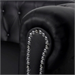 Vidaxl 2-Seater Sofa in Black Faux Leather
