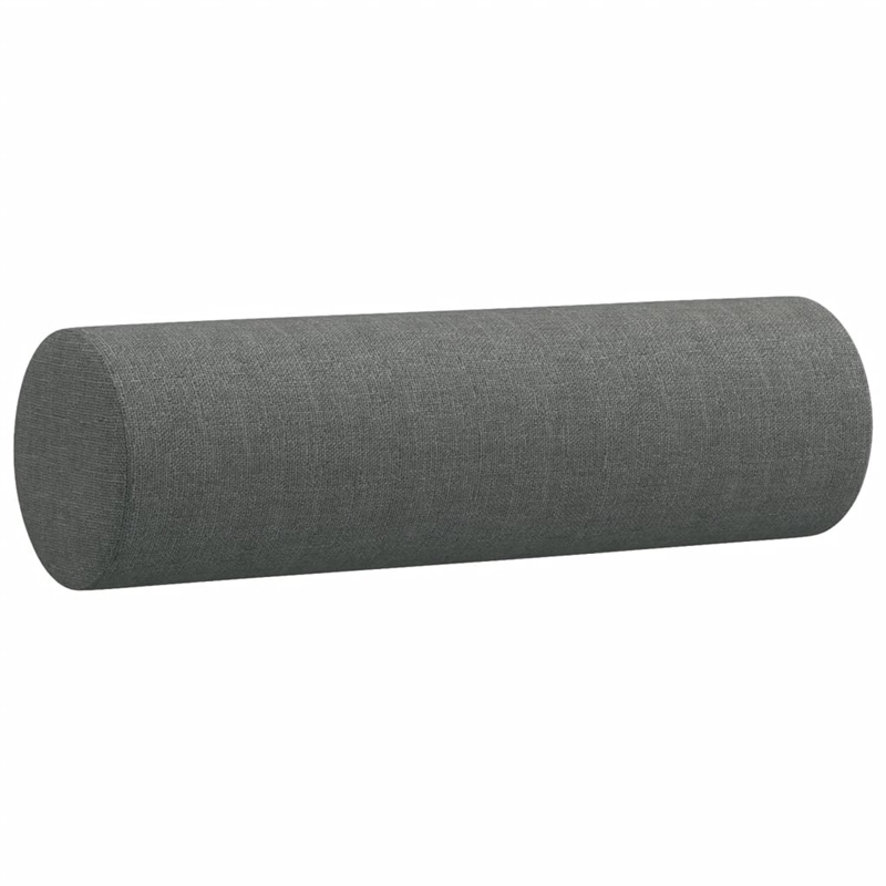 Vidaxl 2-Seater Metal Sofa Set in Dark Grey Polyester Fabric