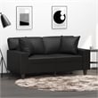 Vidaxl 2-Seater Sofa in Black