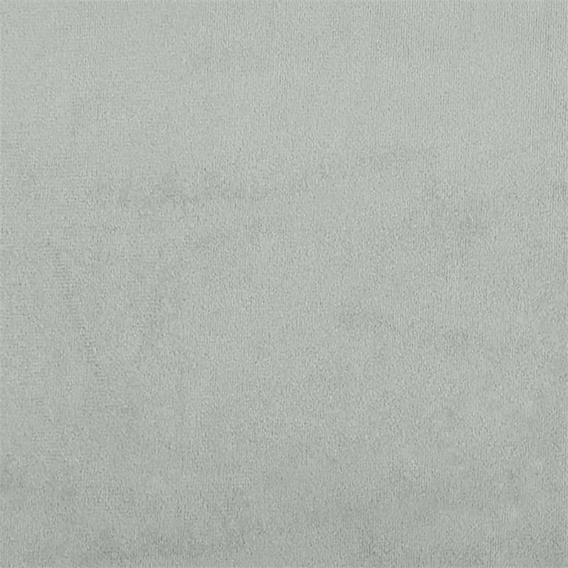 Vidaxl 2-Seater Sofa with Removable Covers in Light Grey Velvet