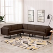 Vidaxl Large Modular Sofa in Brown