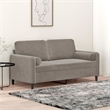 Vidaxl 2-Seater Sofa in Light Grey Polyester