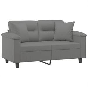 Vidaxl 2-Seater Sofa in Dark Gray