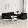 Vidaxl Metal Sofa Set in Black Velvet