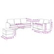 Vidaxl Sofa Set in Black