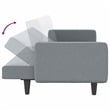 Vidaxl Sofa Bed in Light Gray