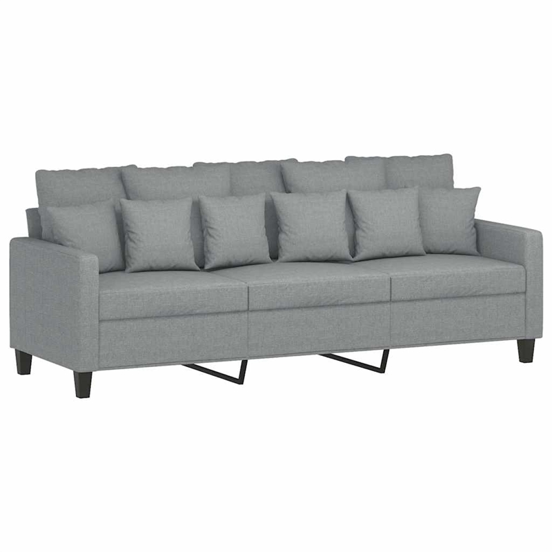 Vidaxl 3-Seater Sofa in Light Gray