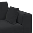 Vidaxl 3 Pcs Velvet Sofa with Cushion in Black