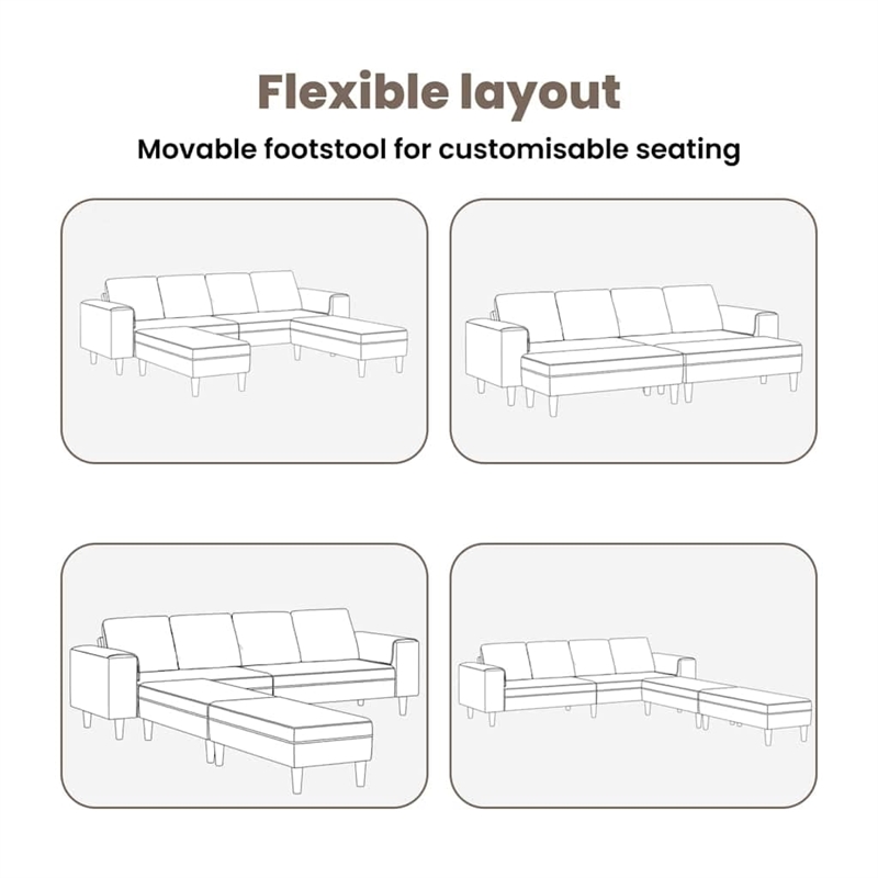 Vidaxl 3 Pcs Velvet Sofa with Cushion in Black