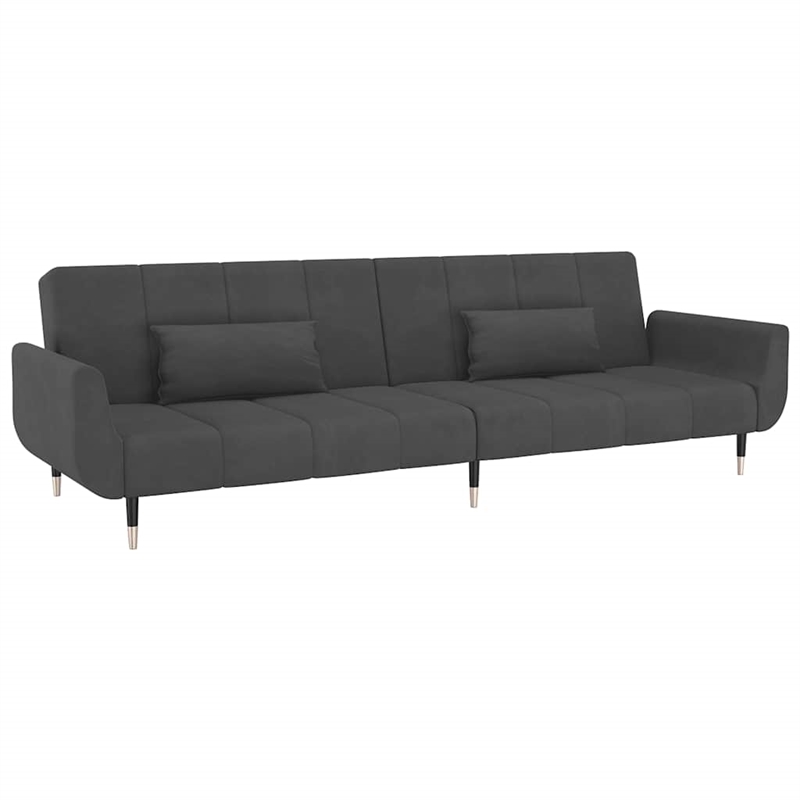 Vidaxl Sofa Bed in Dark Grey Polyester