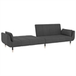 Vidaxl Sofa Bed in Dark Grey Polyester