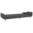Vidaxl Sofa Bed in Dark Grey Polyester