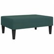 Vidaxl 2-Seater Sofa Bed in Dark Green Polyester Velvet
