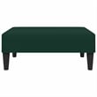 Vidaxl 2-Seater Sofa Bed in Dark Green Polyester Velvet