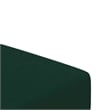Vidaxl 2-Seater Sofa Bed in Dark Green Polyester Velvet
