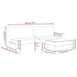 Vidaxl 2-Seater Sofa Bed in Dark Green Polyester Velvet