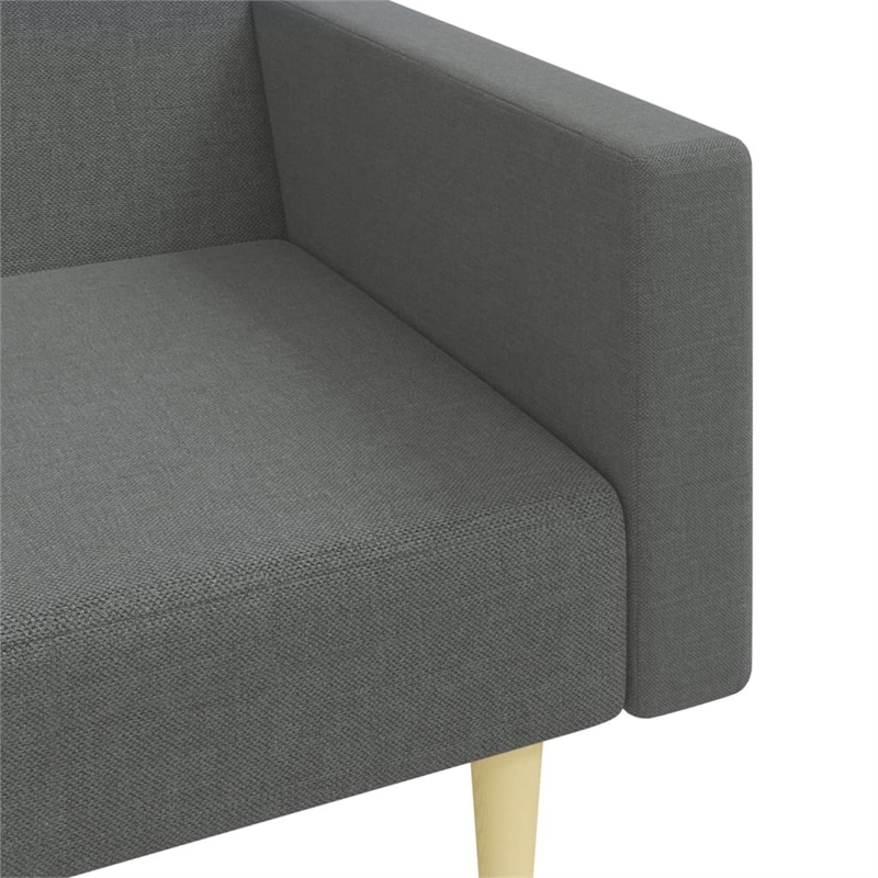 Vidaxl Sofa Bed in Dark Grey Fabric