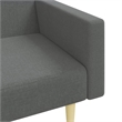 Vidaxl Sofa Bed in Dark Grey Fabric