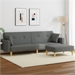 Vidaxl Sofa Bed in Dark Grey Fabric