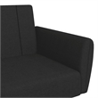 Vidaxl Large Sofa Bed in Black Polyester