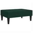Vidaxl 2-Seater Sofa Bed in Dark Green Polyester Velvet