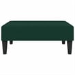 Vidaxl 2-Seater Sofa Bed in Dark Green Polyester Velvet