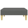 Vidaxl 2-Seater Sofa Bed in Dark Grey Fabric