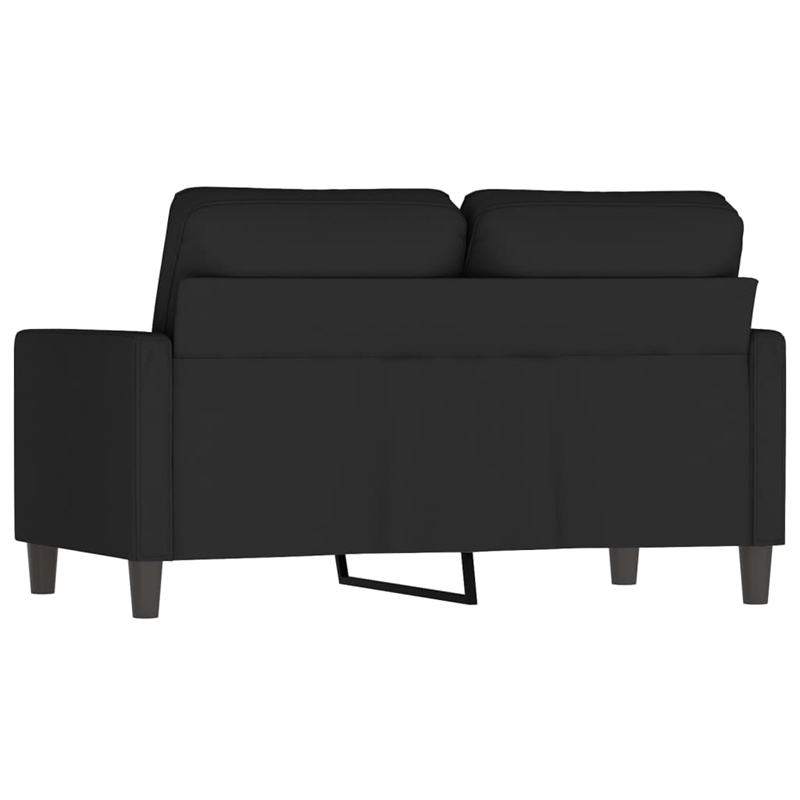 Vidaxl Metal 2-Seater Sofa in Black Velvet