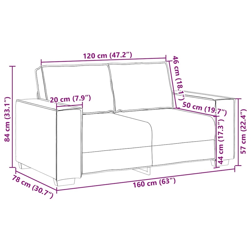 Vidaxl Large Metal Sofa Set in Dark Grey Velvet