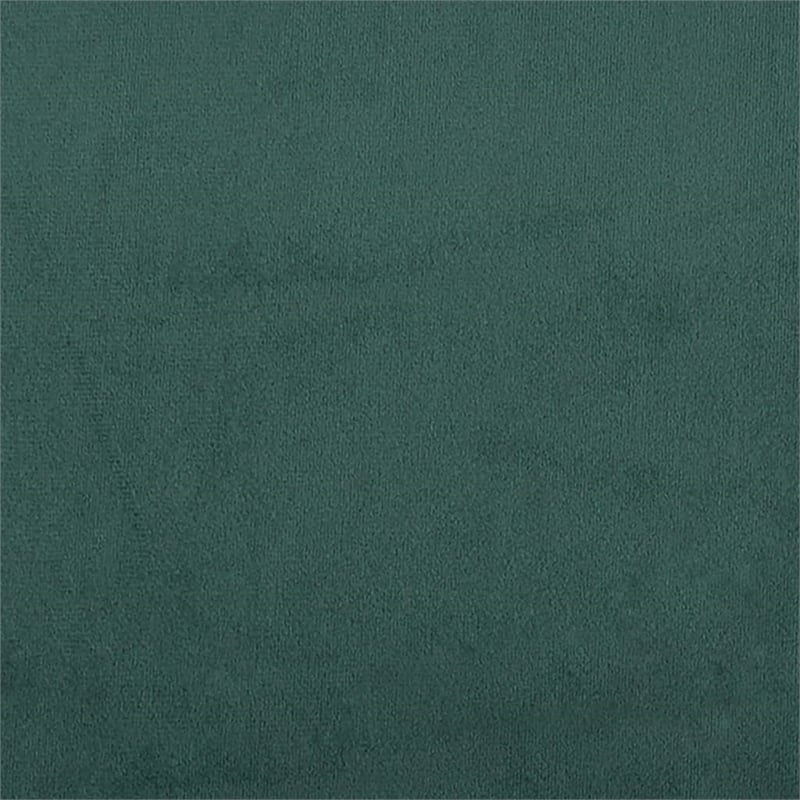 Vidaxl Metal 2-Seater Sofa in Dark Green Velvet