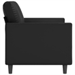 Vidaxl 2-Seater Sofa in Black
