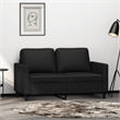 Vidaxl 2-Seater Sofa in Black