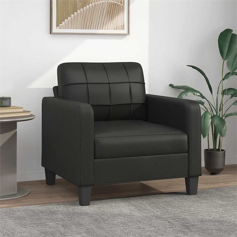 Vidaxl Single Sofa Chair in Black